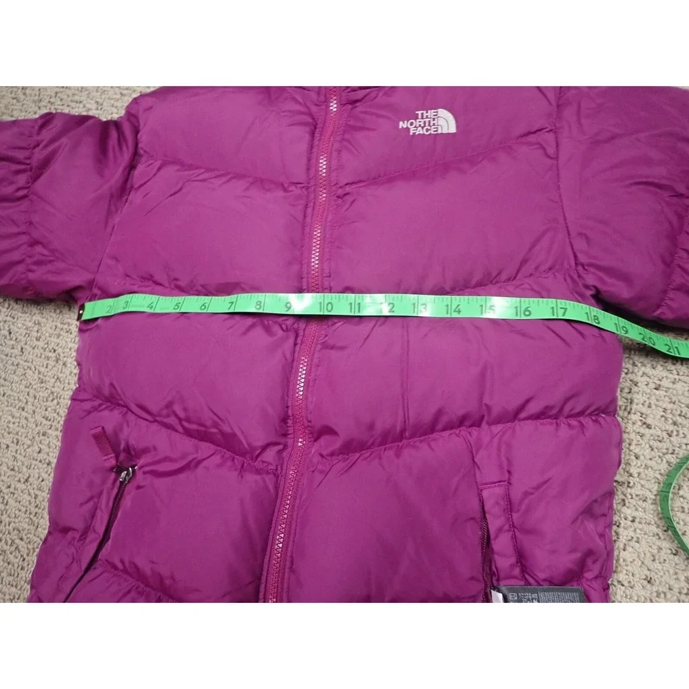 The North Face Puffer Jacket Girls XL Purple Excellent 550‎ Down Aconcagua Coat